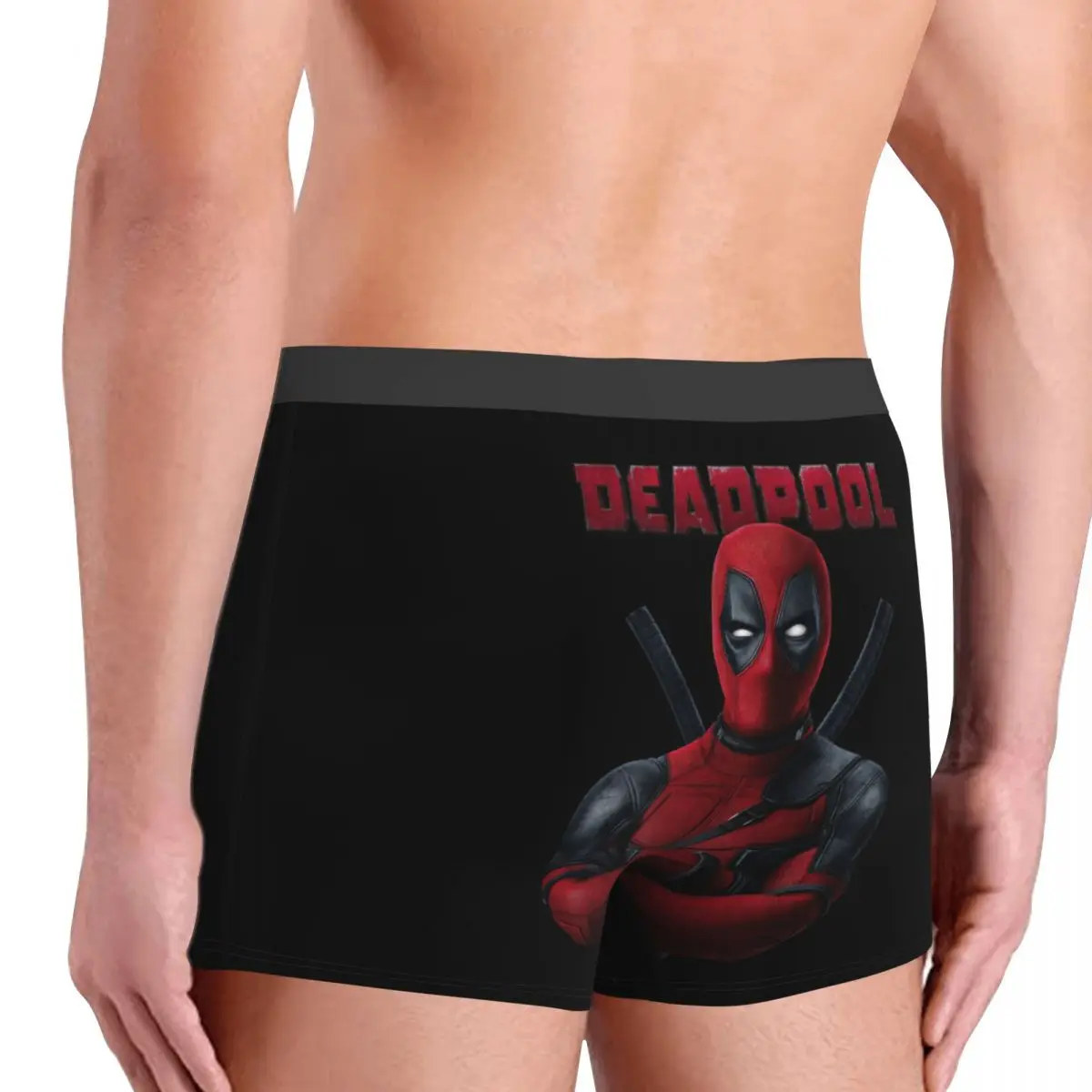 مخصص ديدبول كول الملاكمين السراويل الرجال أنيمي الكرتون ملخصات الملابس الداخلية مضحك السروال
