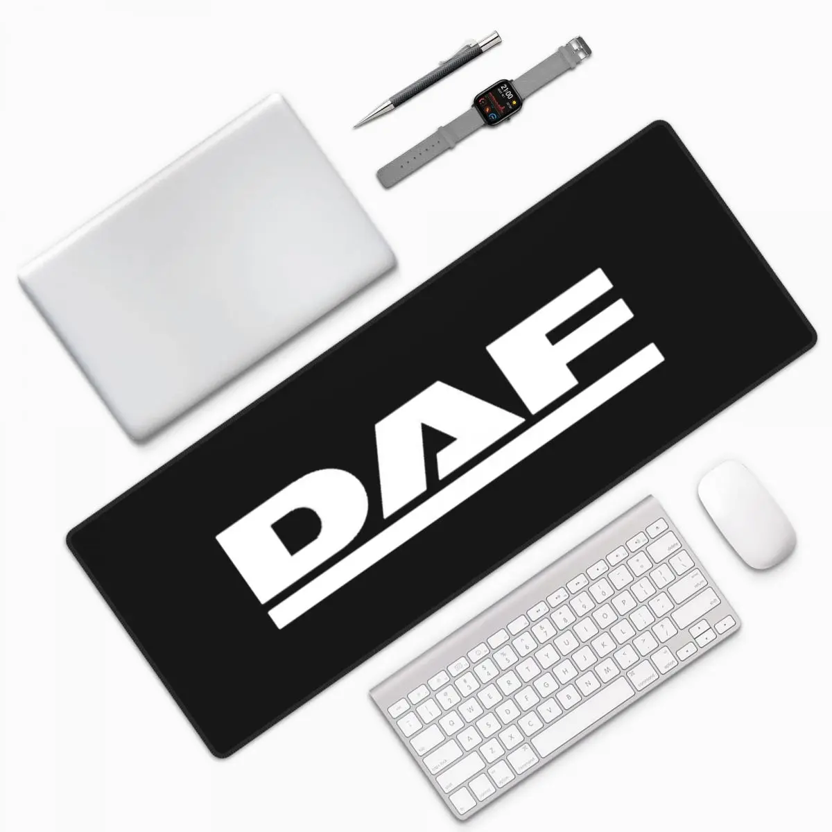 Daf Truck Logo Large Mouse Pad Computer Keyboard Mouse Mat Gaming PC Laptop Desk Mat Office Accessories Table Mats