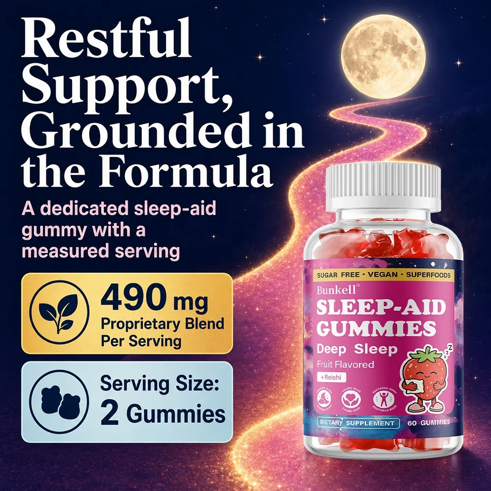 Reishi Gummies - Improves White Blood Cell Function, Immune and Energy Support, and Enhances Defense Resistance