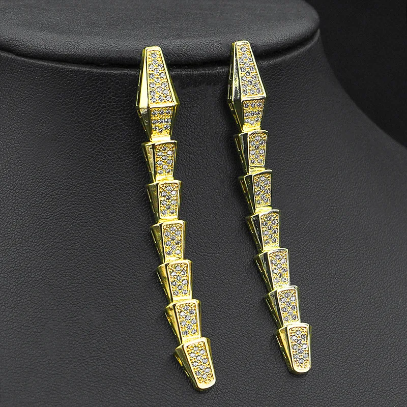 Bridal Wedding Evening Dress Accessories Korean Zircon Necklace Earrings