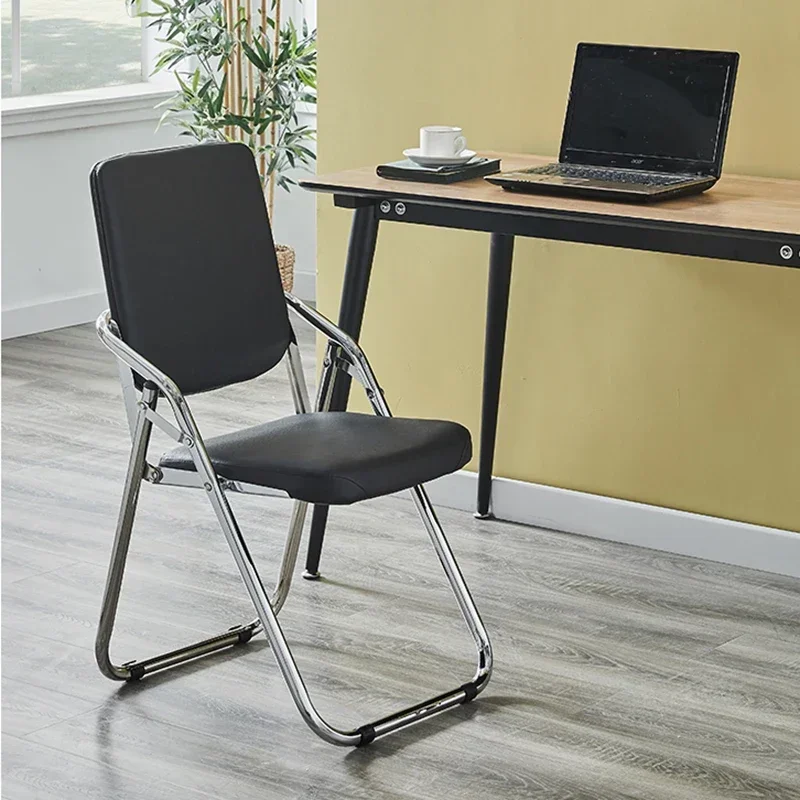 Office Furniture Backrest Folding Computer Gaming Chairs Conference Training Desks Office Chair Leisure Comfortable Sofa Stool