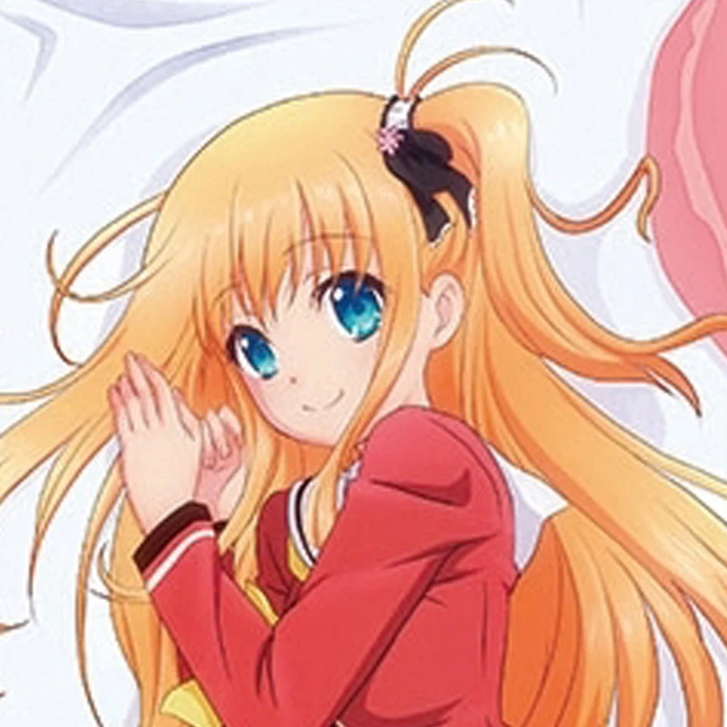 

Dakimakura Anime Pillow Case Charlotte Pillow Cover Halloween Christmas Decoration