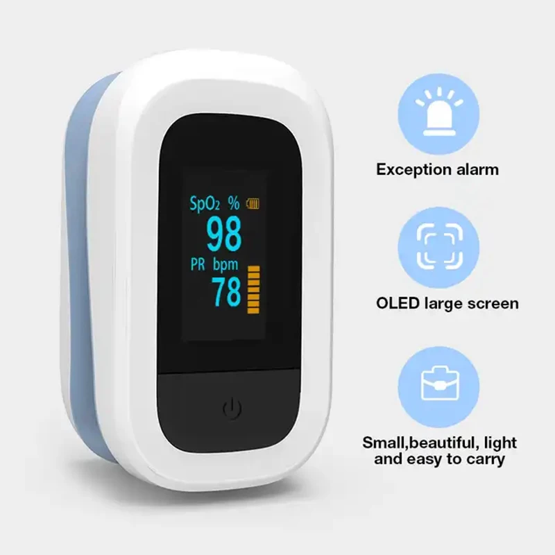 

Fingertip pulse oximeter, automatically and quickly measuring blood oxygen saturation, accurately measuring blood oxygen levels