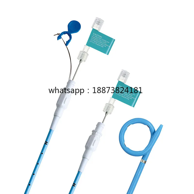 Surgical Pigtail Drainage Catheter Abdominal Biliary Cystic Duct Drainage Catheter fast shipping