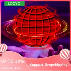 Bola voladora Boomerang Flyorb mágica con luces LED Drone Hover Ball Fly Nova Orb Flying Spinner Fidget juguetes niños regalo familiar