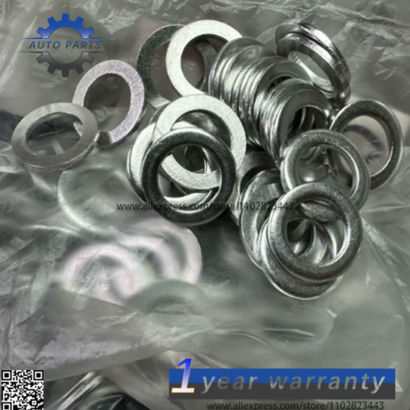 

94109-14000 Engine Oil Drain Bolt Washer, Aluminium Alloy Suitable for Honda Vehicle Maintenance