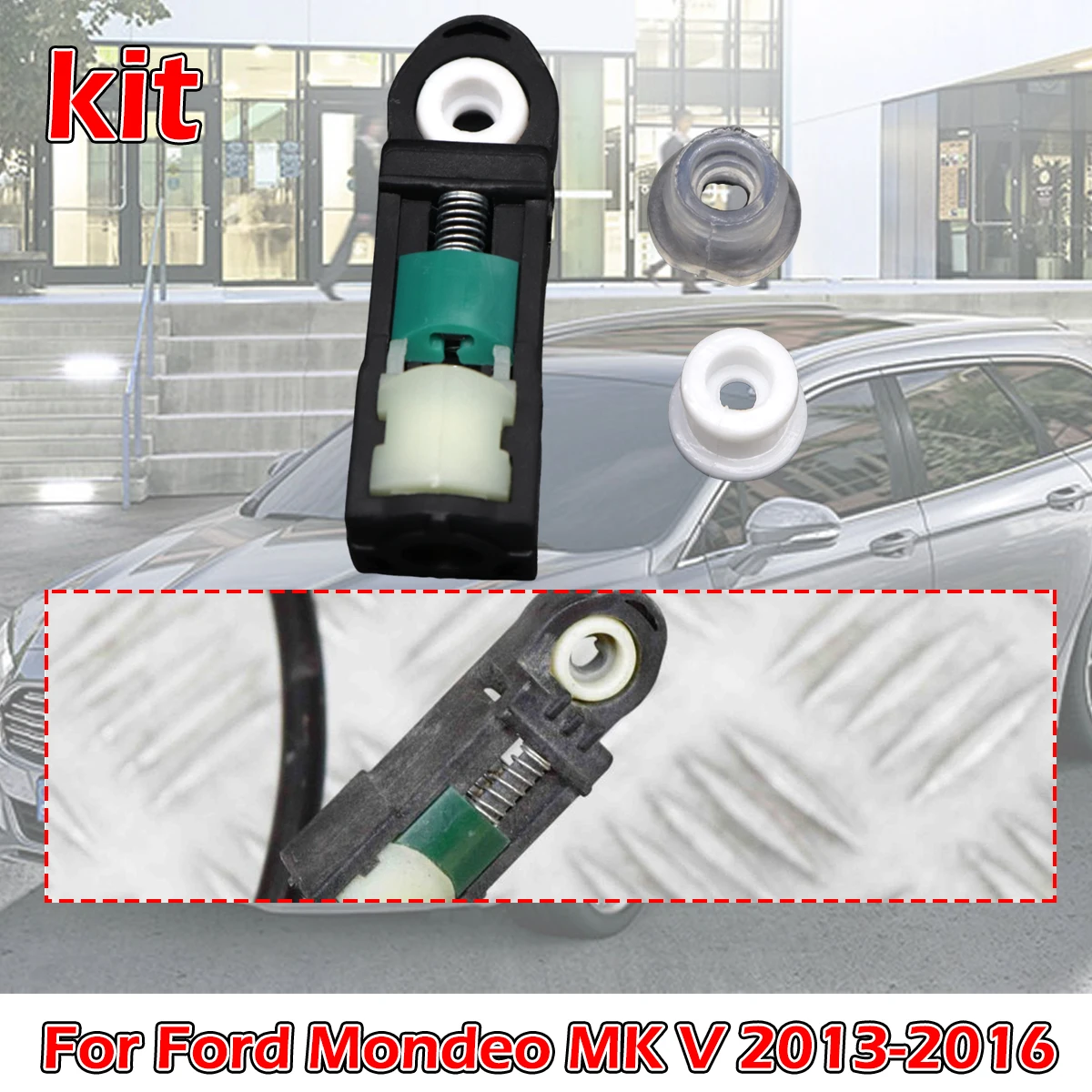 

3Pcs Shift Cable Bushing Connect kit Automatic Transmission Linkage Rod End Repair Grommet For Ford Mondeo MK V 2013 2014-2016