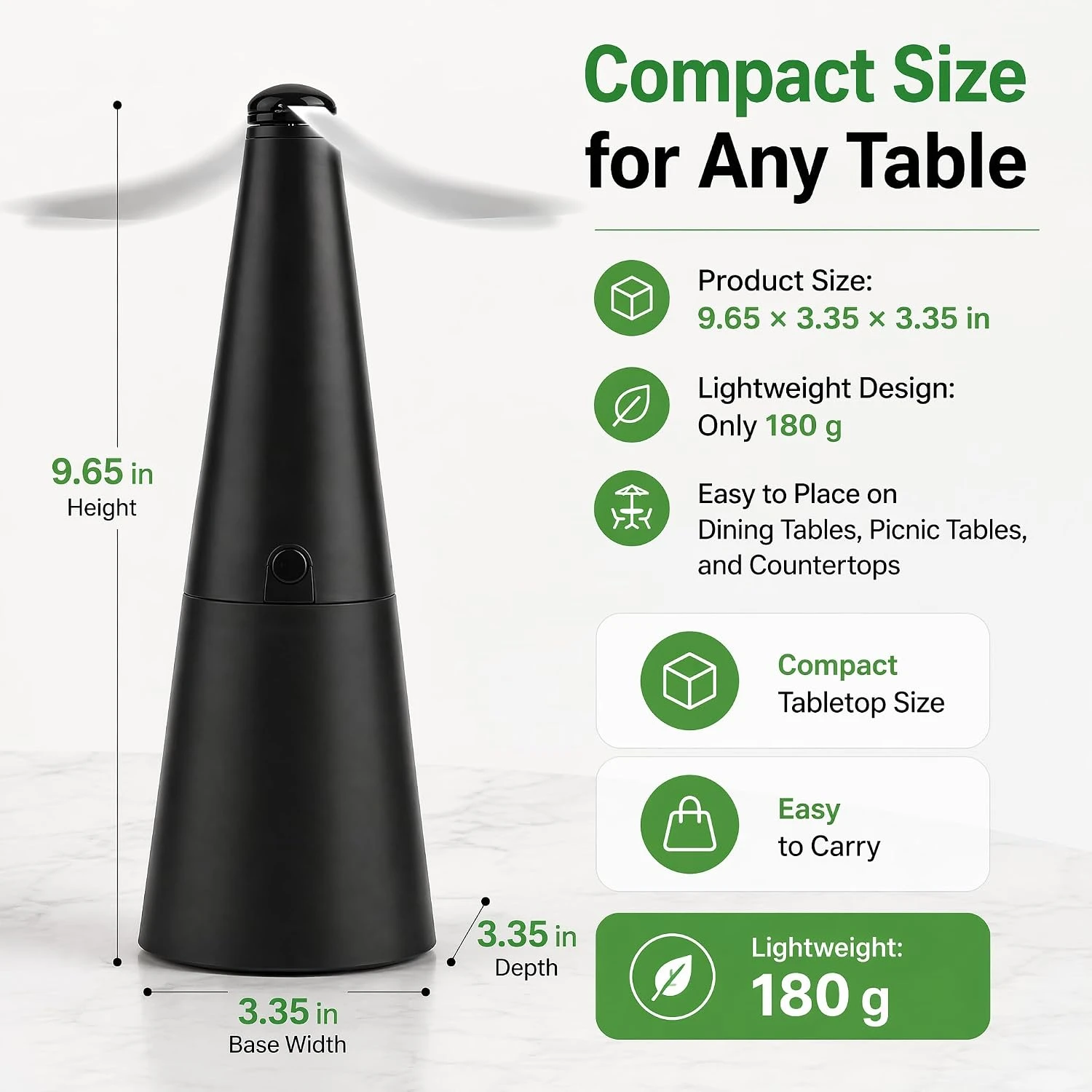Ventilador Repelente de Mosqui - Food Storage On Table avaliação e preço