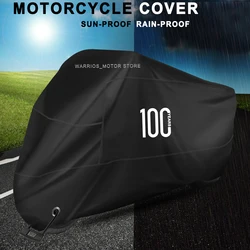 For BMW R18 1800CC 100th Motorcycle Cover UV Protective Dustproof Snowproof Waterproof Outdoors Motorcycle Waterproof Cover