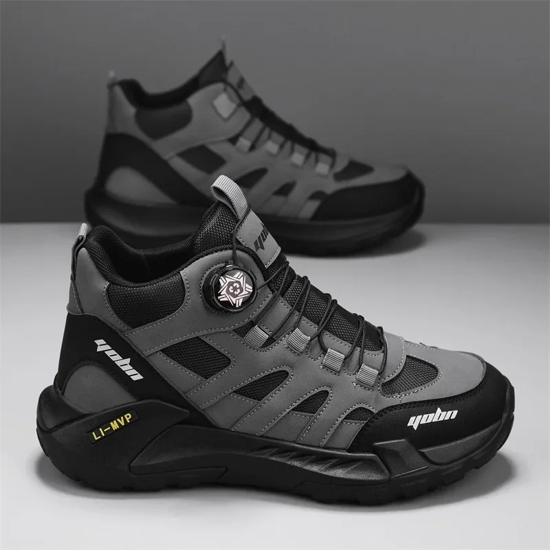 

Новые мужские высококачественные кожаные ботинки для рыбалки и охоты, кроссовки, тактические ботинки для пустыни, мужские уличные походные ботинки, ботинки до щиколотки, рабочие защитные ботинки