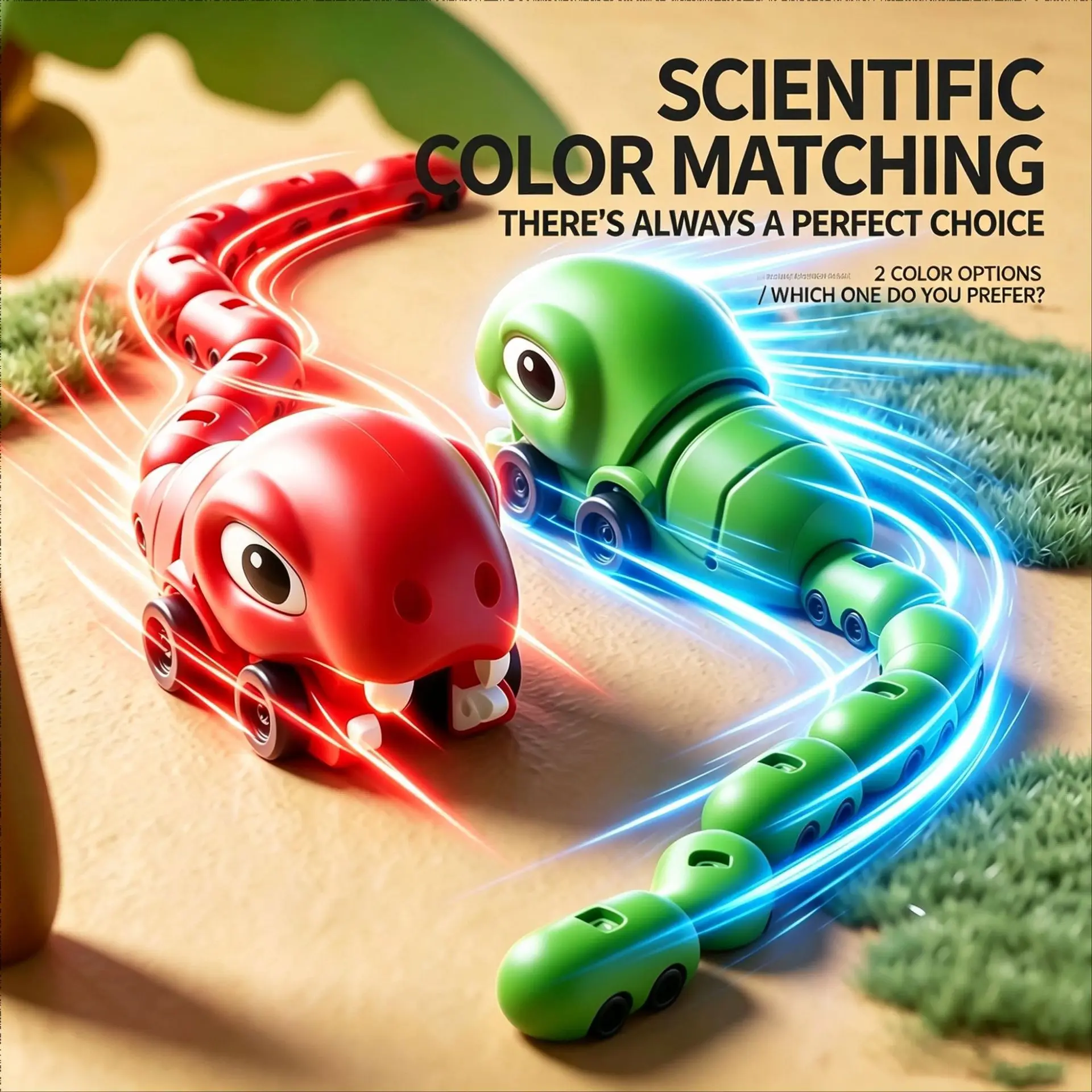 Remote Control Magnetic Greedy Snake Electric Toy, Rotatable Snake Head, Double Players Splicing Educational Puzzle Toy