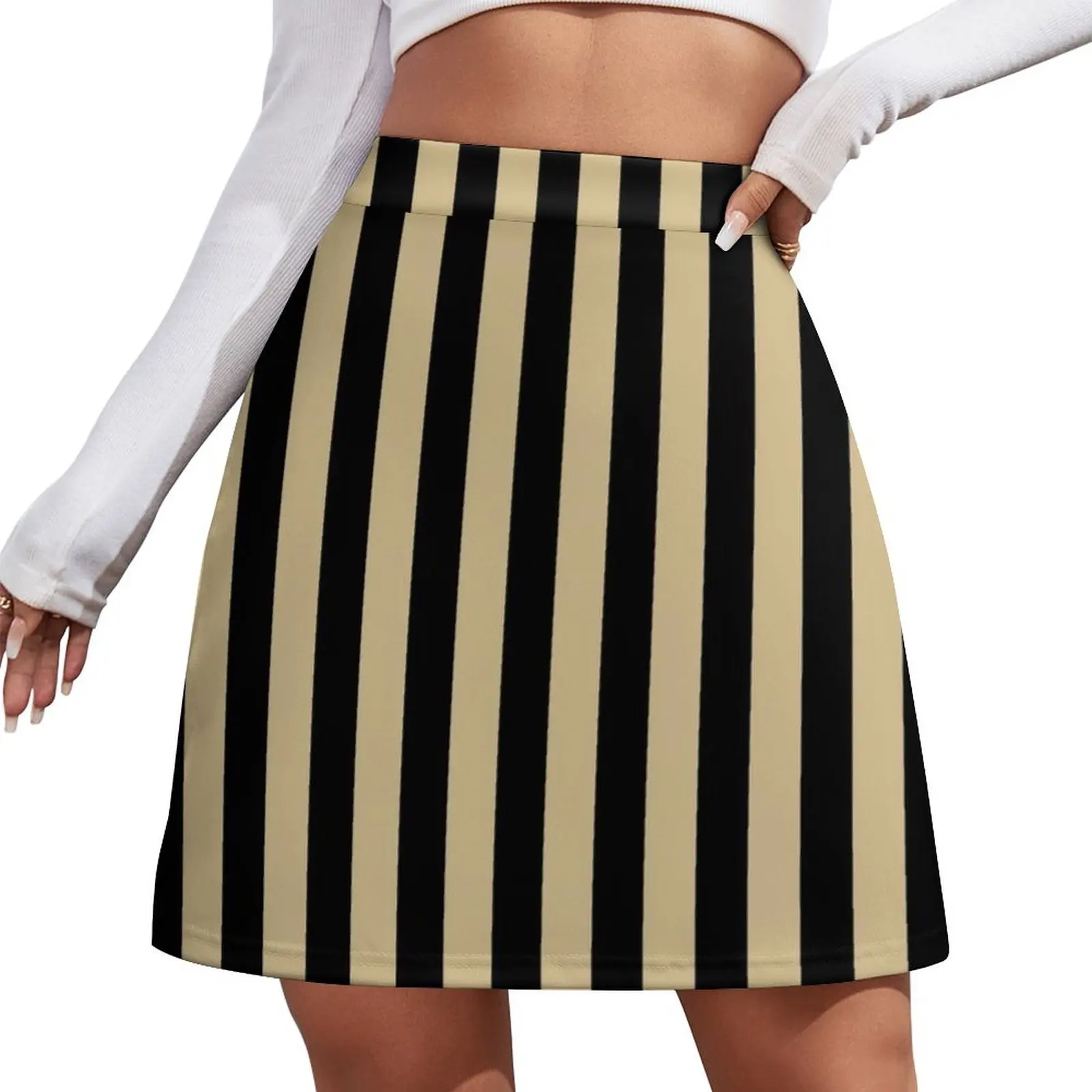 

Purdue - Stripes Mini Skirt kawaii skirt new in external clothes rave outfits for women Mini Skirt