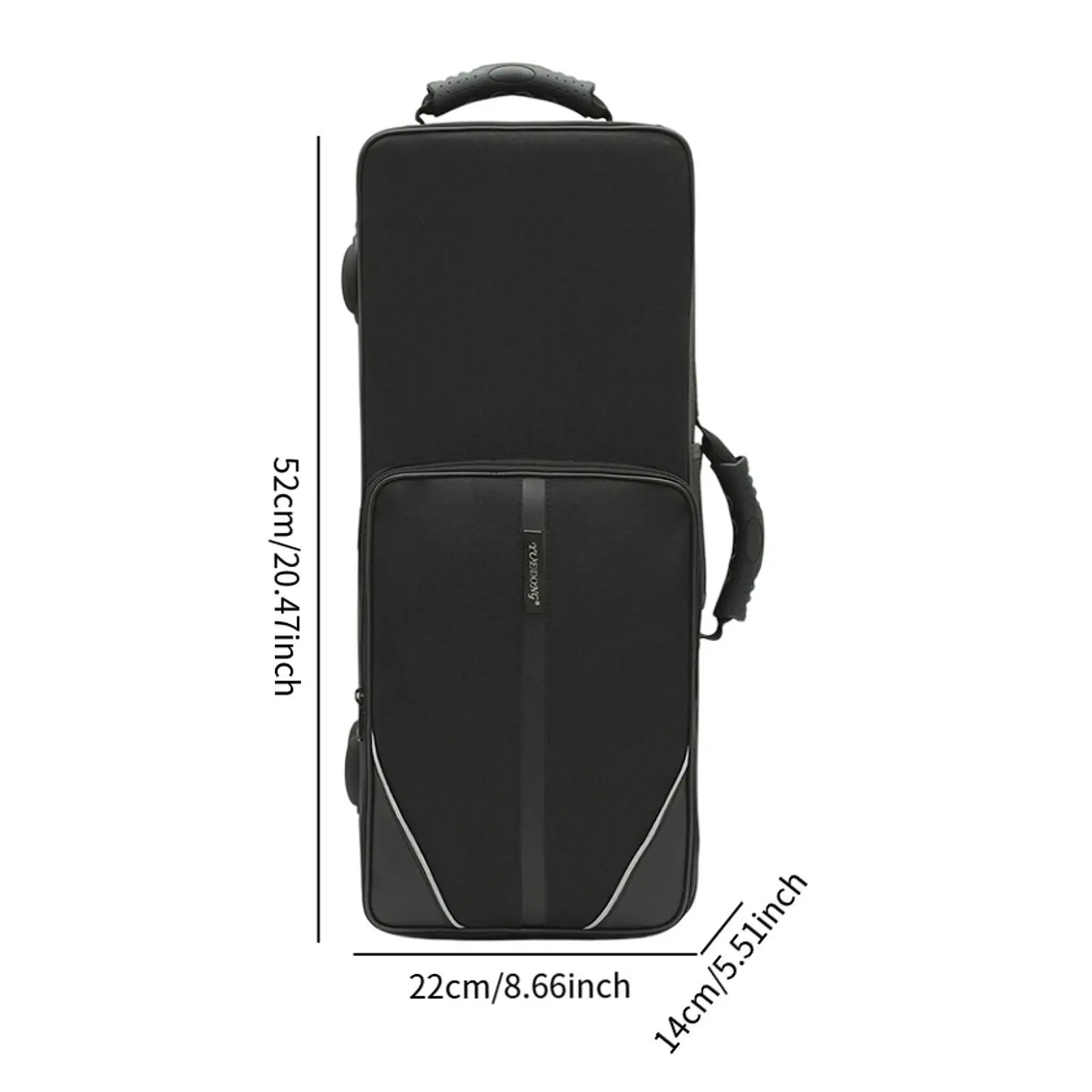 Bolsa para trompete, acessórios para instrumentos, leve com alça de transporte, portátil, mochila de tecido oxford