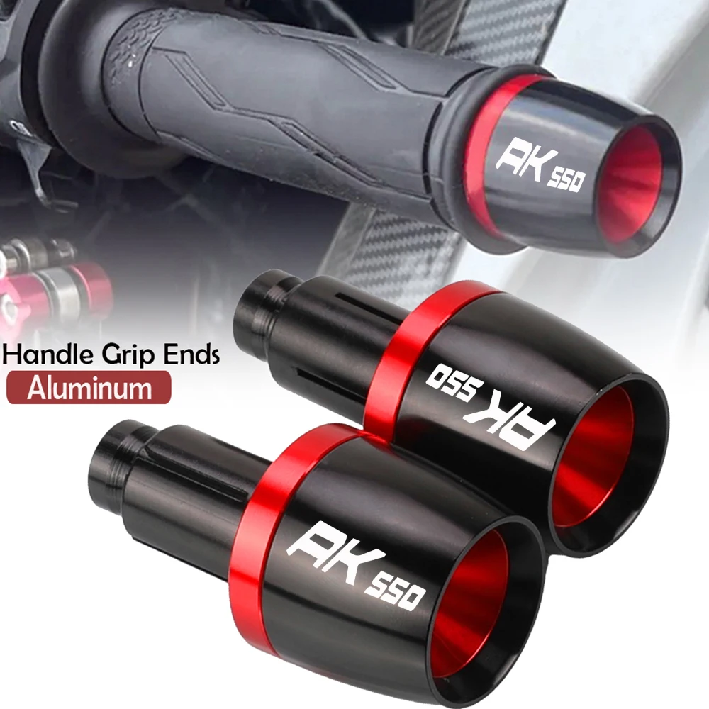 2025 Motorcycle Handlebar Grips Ends Plug Slider Caps Handle bar end For KYMCO AK550 AK 550 2018 2019 2020 2021 2022 2023 2024