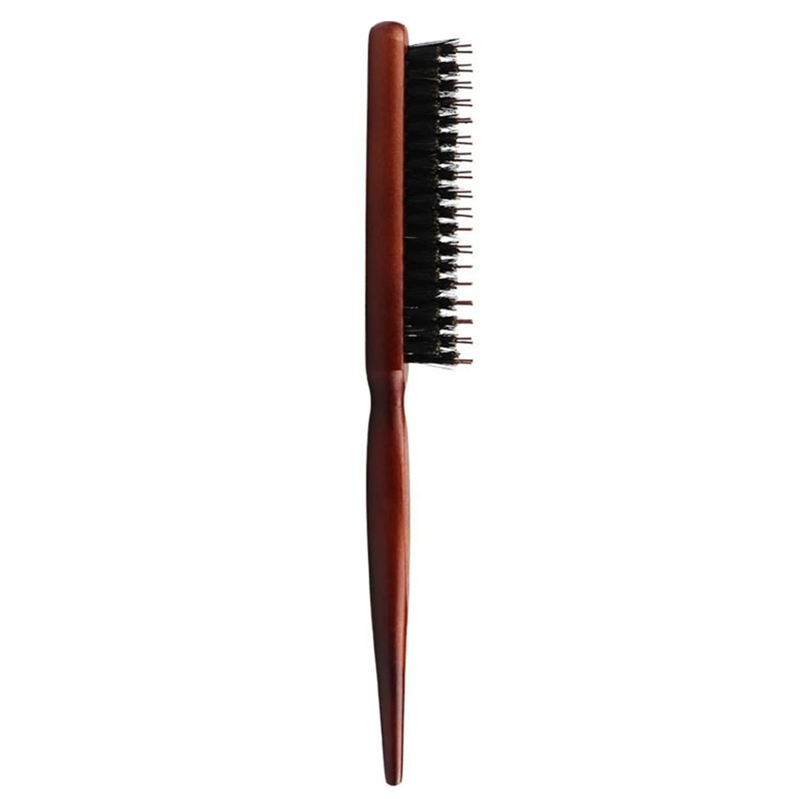 Boar Bristle Teasing Hair Brush Teasing Comb with Rat Tail for Thin Thick Hair Styling Hair