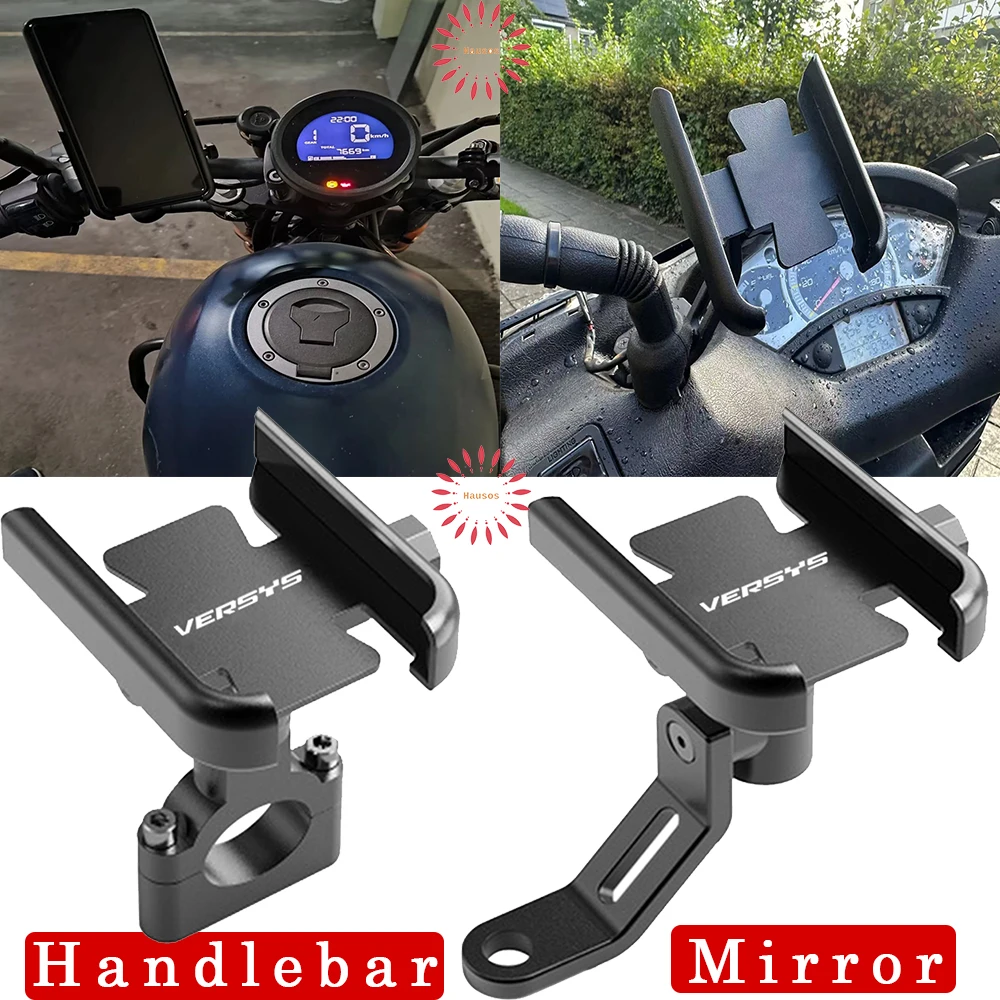 

Aluminum Alloy For KAWASAKI Versys 650 1000 X300 Versys650 Versys1000 Versys-X300 Mobile Phone Holder Motorycle Accessories