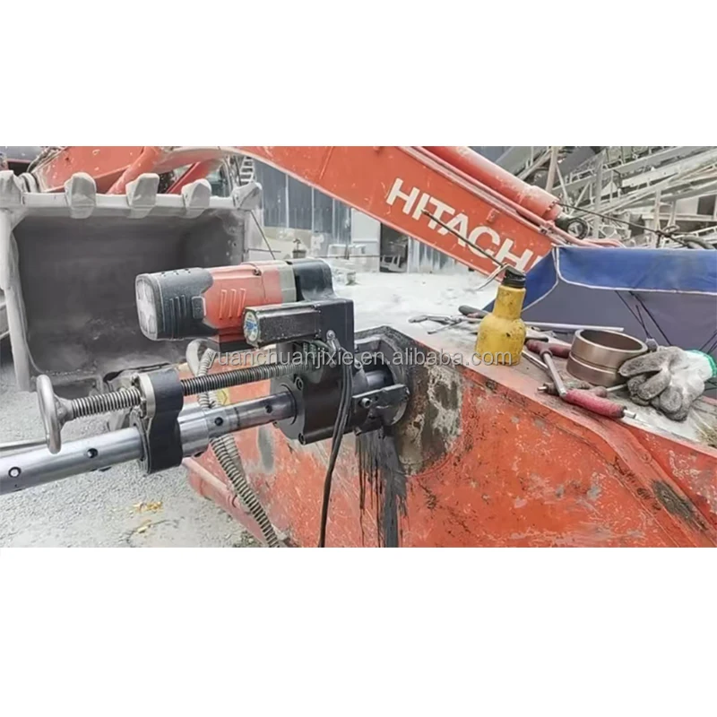 End Face Milling Boring and Welding Machine Portable Boring and Welding Integrated Machine 4.8kw Spindle Motor