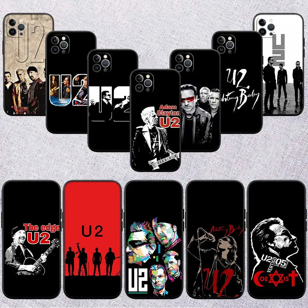 DI52 U-U2 Phone Case for Samsung Galaxy M06 M15 M16 M35 M55 M56 A36 A42 A50 A50S A51 A52 A32 A33 A05 A05S A06 A16 A20