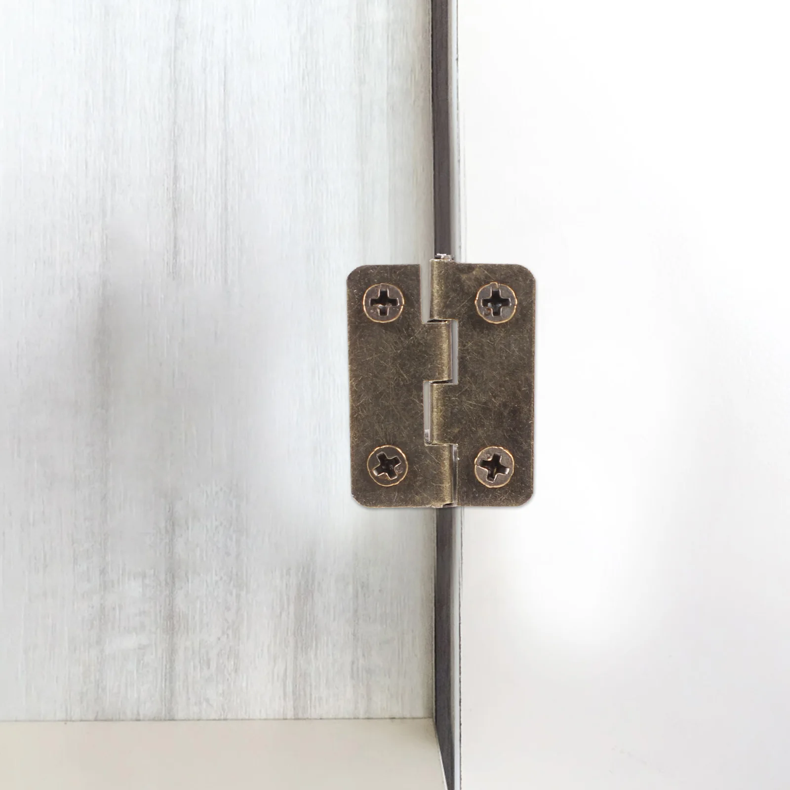 

20 шт. миниатюрные петли 1 дюйм круглый угловой утюг для шкатулки для драгоценностей деревянный сундук DIY ремесла фурнитура аксессуары золотого цвета