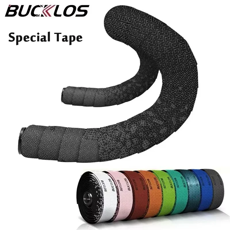 

BUCKLOS Road Bike Handlebar Tapes Shock-absorbing Cycling Bar Tape Anti-slip Wear-Resistant Bicycle Strap Bike Handles Tapes