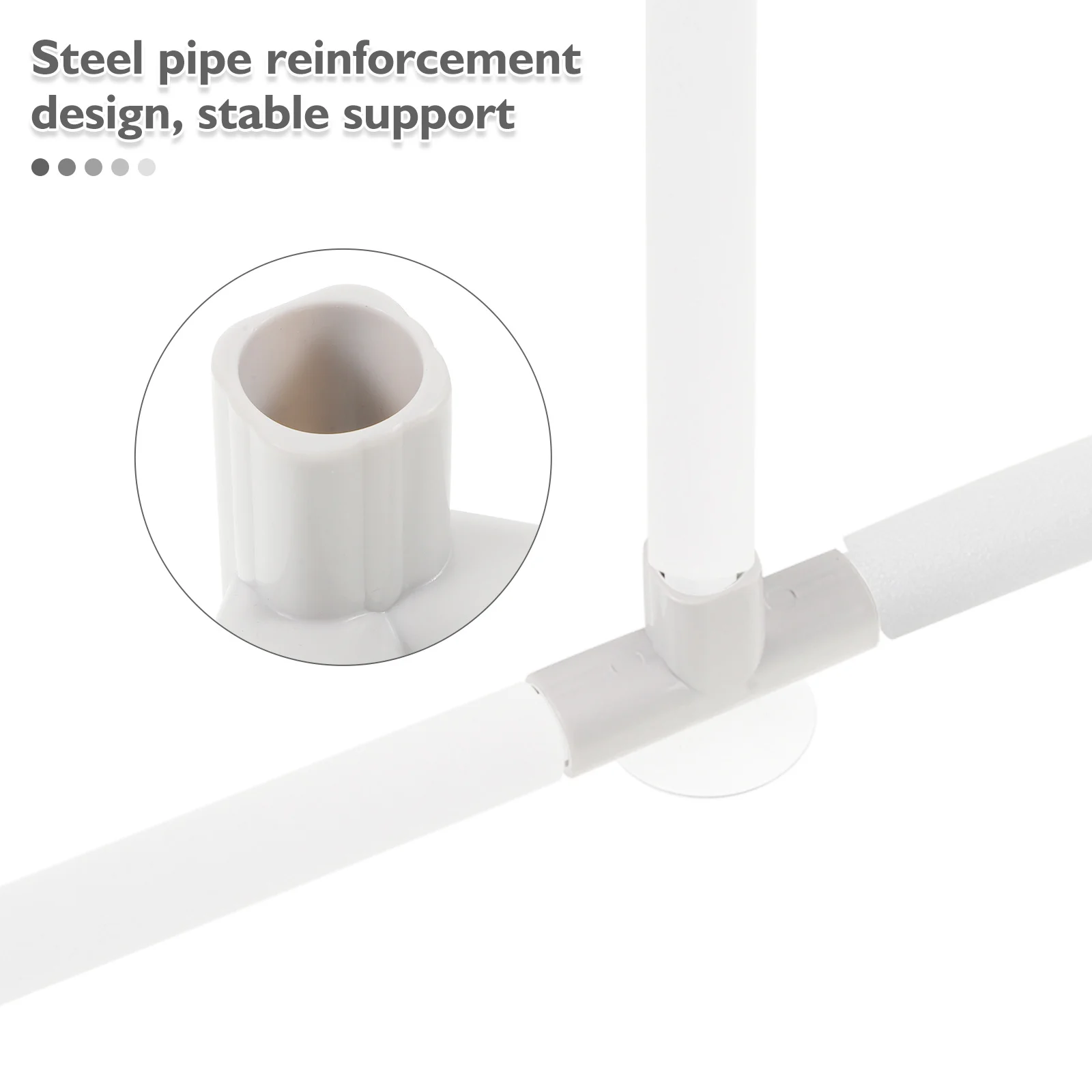 1 set di accessori per tubi per recinzione di sicurezza per bambini avvolti in spugna per box in acciaio inossidabile, ricambio per box box
