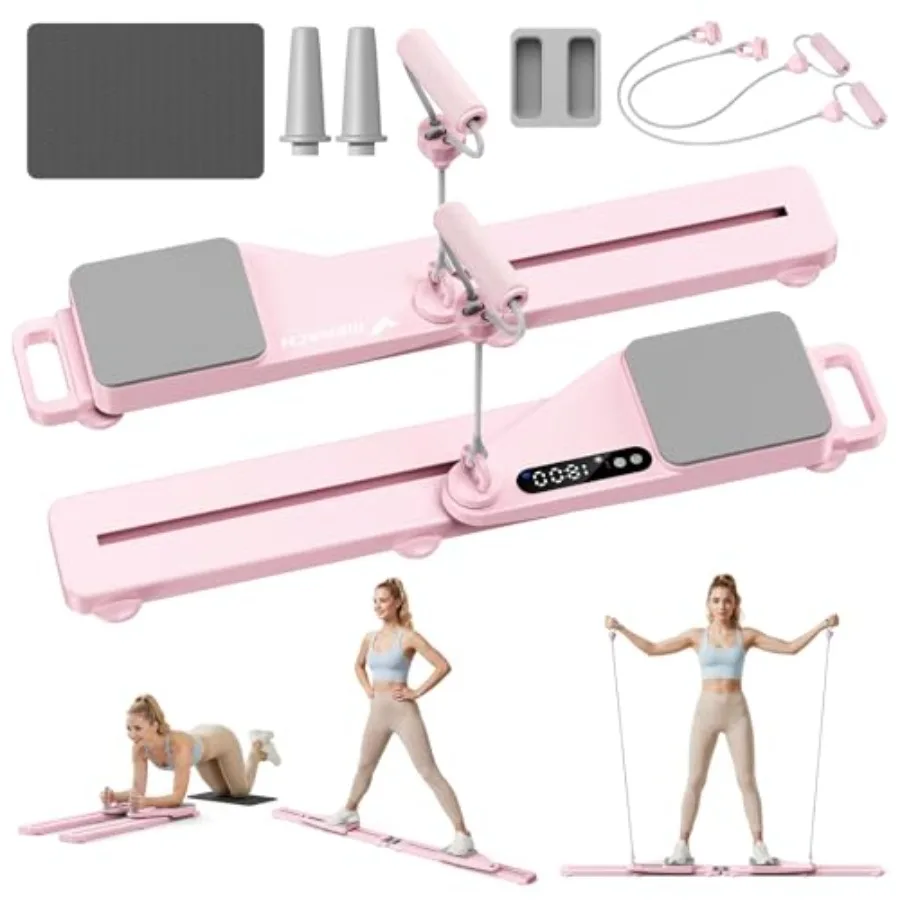 Pilates-Brett Multifunktionale Bauchplatte Abnehmbares Bauchtrainer-Gerät mit Rutschfestem und Leisem Design Tragbares Pilates-Requisit