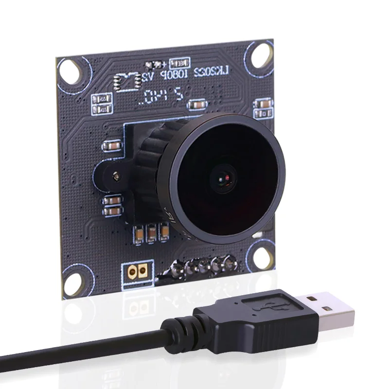 

Промышленный USB-модуль камеры 1080P F22 2.1мм 135° UVC CMOS 30fps MJPG/YUY2 Plug & Play HD Mini 2МП для видеоконференций, совместимый с различными ОС