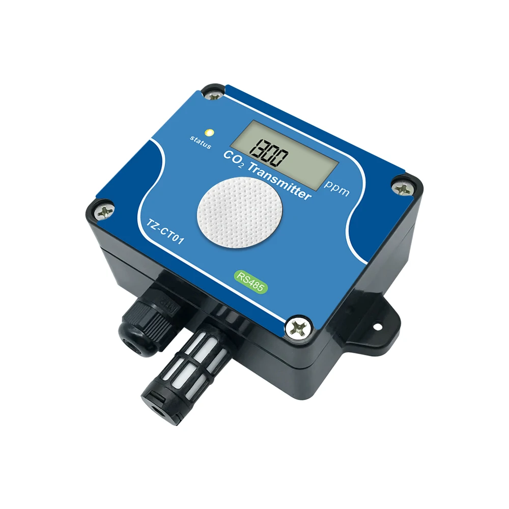 Tzone CT01 transmitter with RS485 output for greenhouse environment observation