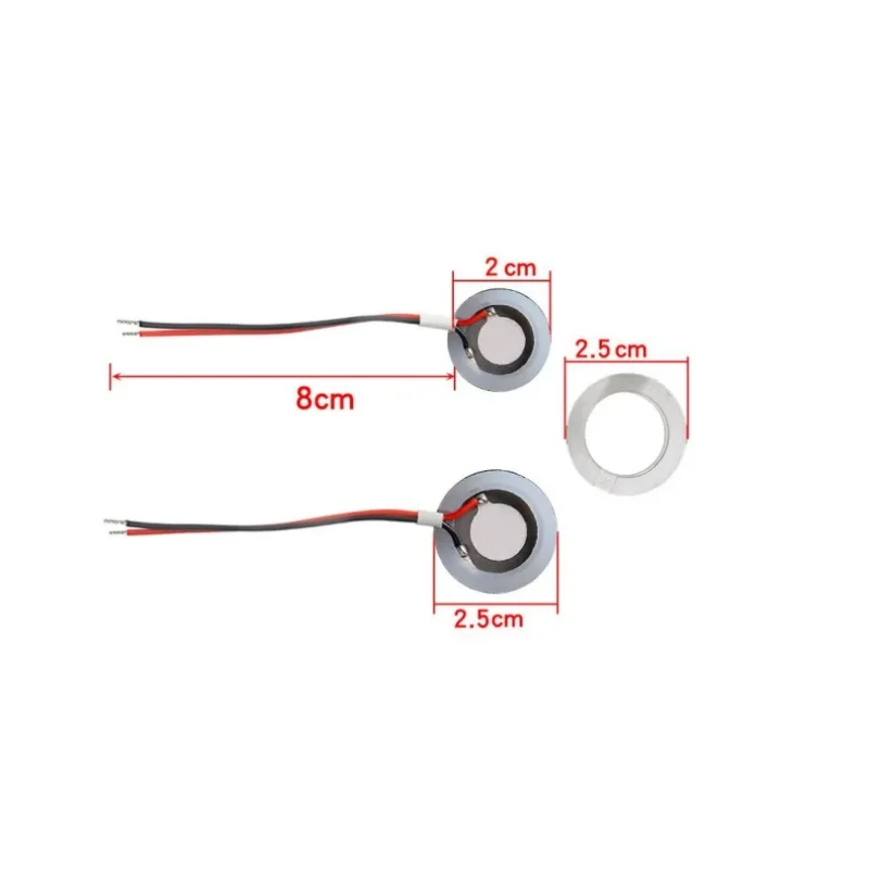 Ultrasonic Humidifier Mist Maker 20mm/25mm 1.7MHz Ultrasonic Mist Maker Atomizing Transducer Ceramic Humidifier