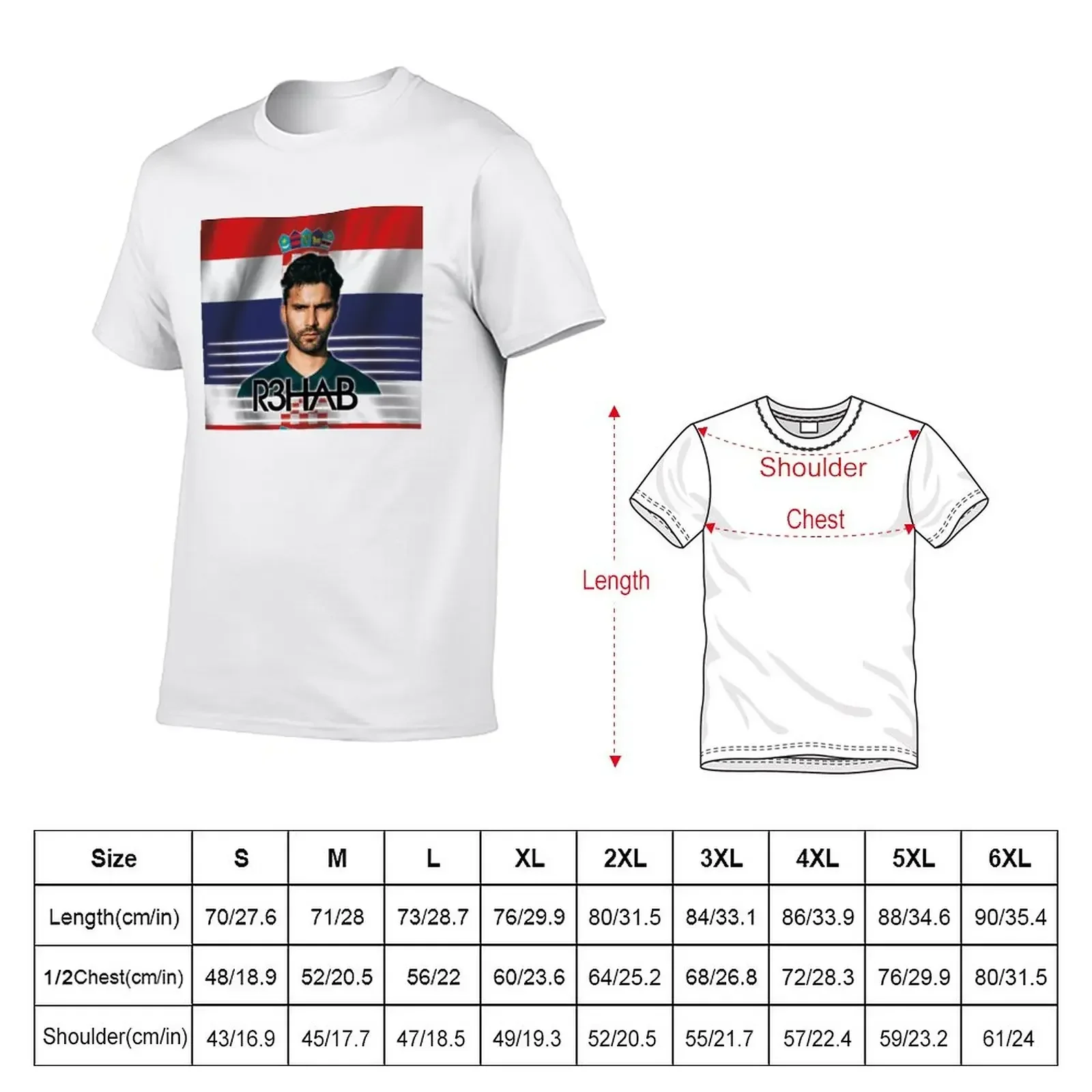 R3hab T-Shirt anime customs Men's t-shirtAnime Graphic T-shirts for Men Clothing Women Tees High Quality