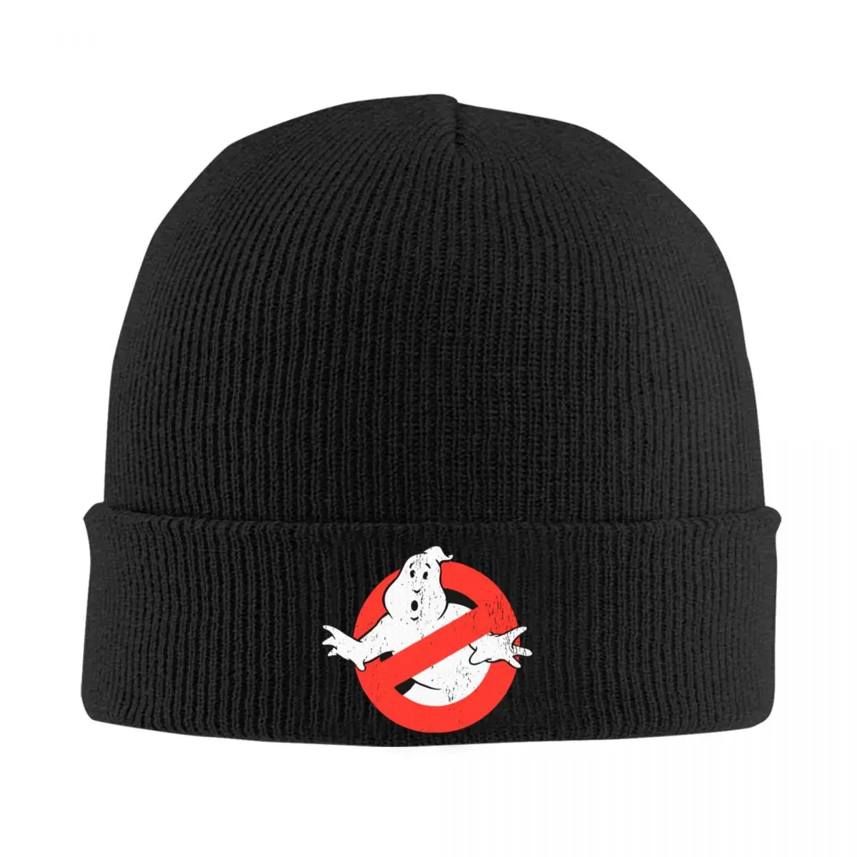 Ghostbusters Movie Music Ghost Busters Knitted Caps for Women Men Skullies Beanies Winter Hat Casual Cap