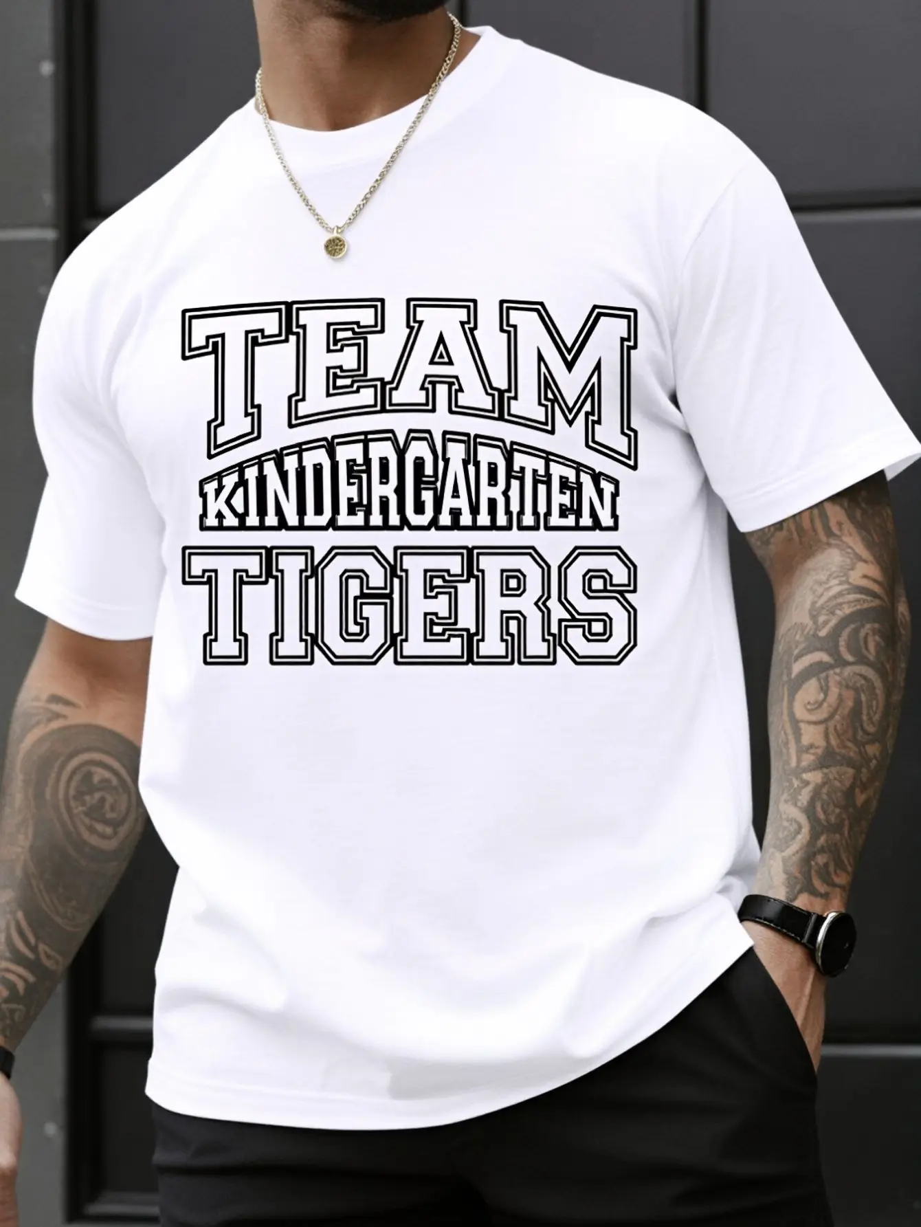 Team Kindergarten Grade Tigers Student Back To School T-Shirt