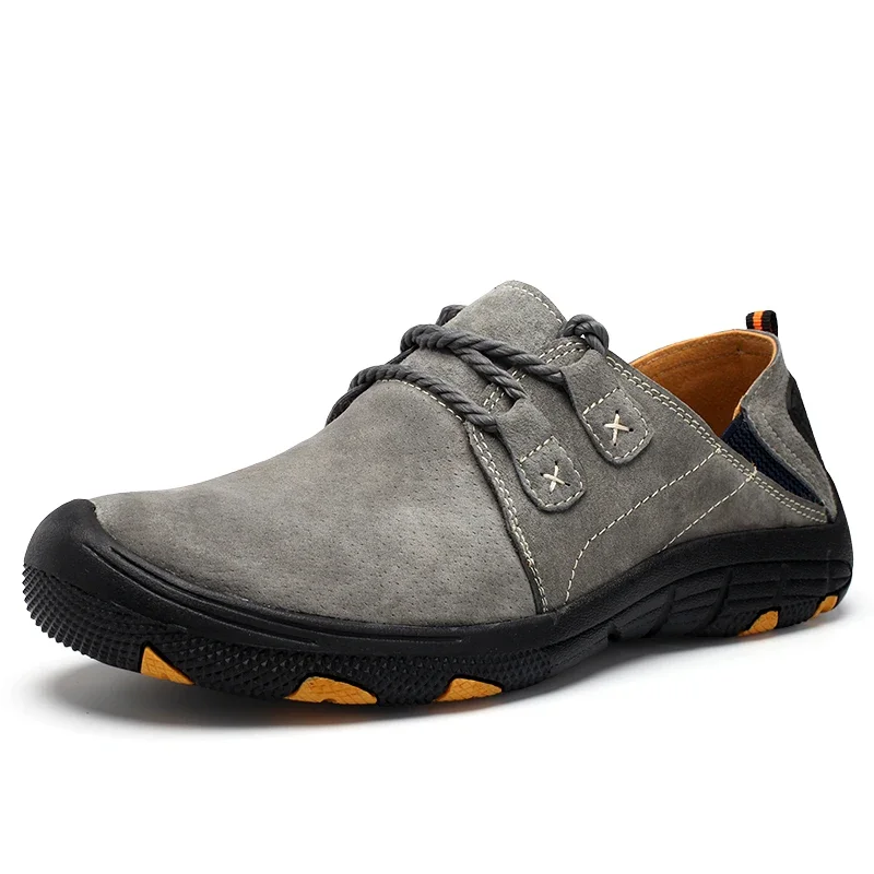 Nuove scarpe Casual da uomo Plus Size scarpe da uomo in vera pelle scarpe basse da uomo all'aperto Sneakers moda traspiranti scarpe da barca da uomo