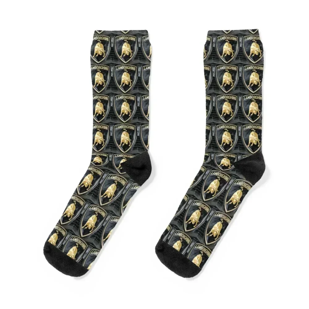 

Lamborgini Socks snow anti-slip retro gift Boy Child Socks Women's