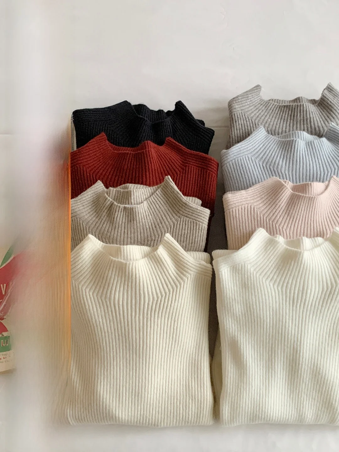 

Цельный бархатный вязаный свитер для похудения Sl с высоким воротником, женская внутренняя одежда, топ, теплый топ для поездок на работу, осень-зима