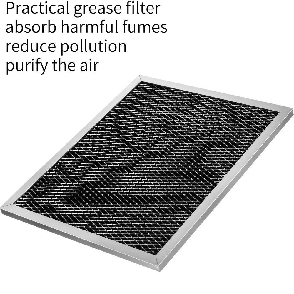 4 عبوات من فلتر شفاط المطبخ 97007696   مجموعة فحم الألومنيوم متوافقة مع ويرلبول دبليو 10355450   براون نوتون 6105C