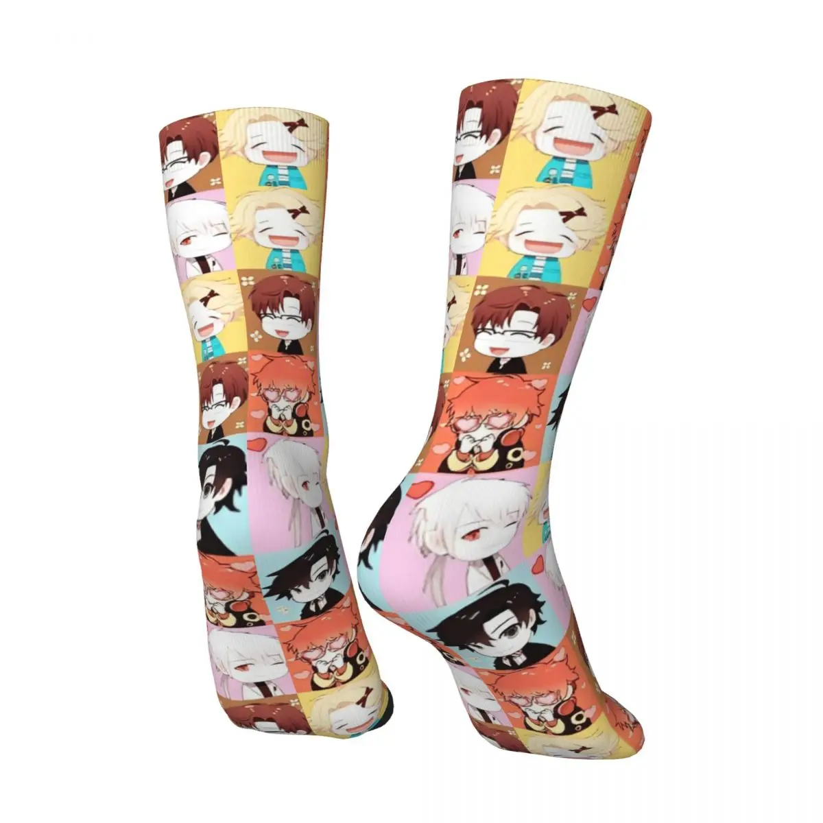 Mystic Messenger Game Socks Winter Stockings Funny Unisex Men Socks Graphic Running Sports Anti Bacterial Socks