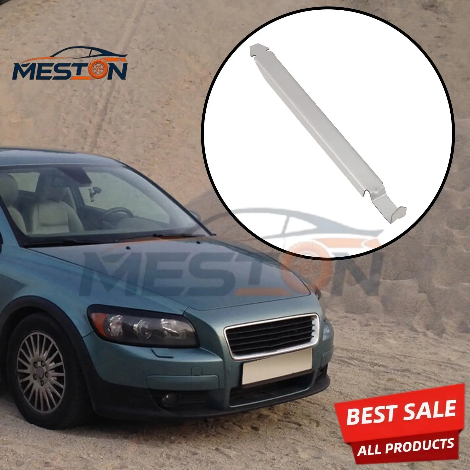 For Volvo C30/S40/V50/C70 Headlight Mounting Bracket Clip 2003-2013 OEM 30678475 view 3