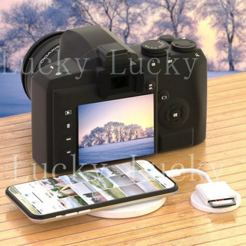 f  SD Card Adapter Camera Reader for iPad iPhone 6 6S 7 8 Plus 11 12 Pro X Xs Max