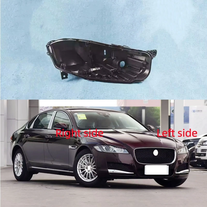 

For Jaguar XF 2016 2017 2018 2019 Headlamp Base Headlight Rear Shell Replace Headlight House Black rear shell