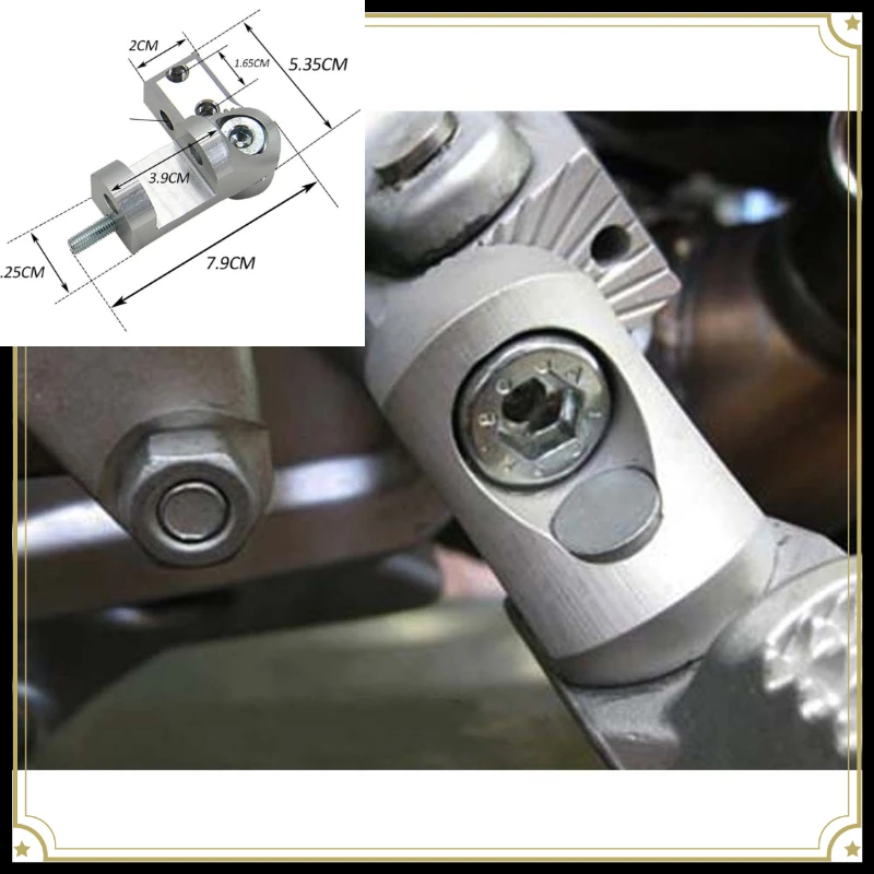 Motorcycle Modification Accessories for R1200RT S1000R Passenger Foot Pedal Lower Foot Nail Kit
