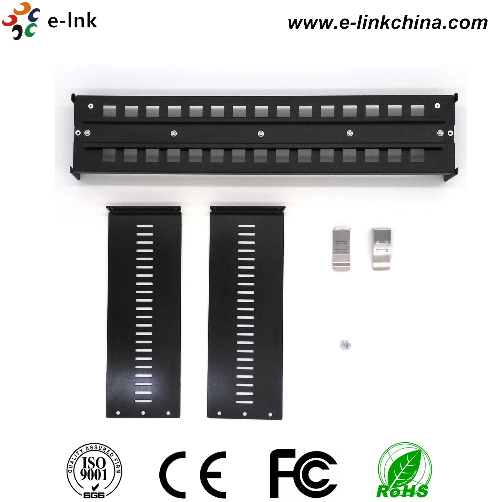 19 Inch Adjustable Recesses 35mm Universal Rack Mount Cabinet for Industrial Media Converter Switch DIN Rail Standoff Bracket