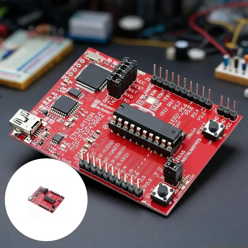 Learning Board for USB Programming and Debugging, 16MHz Clock, 16KB Flash and Header Access for Study Tasks and Code Review Work