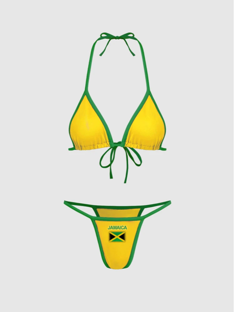 Summer 2025 new bra set sexy fashion sports thong underwear backless sexy underwear beach pants