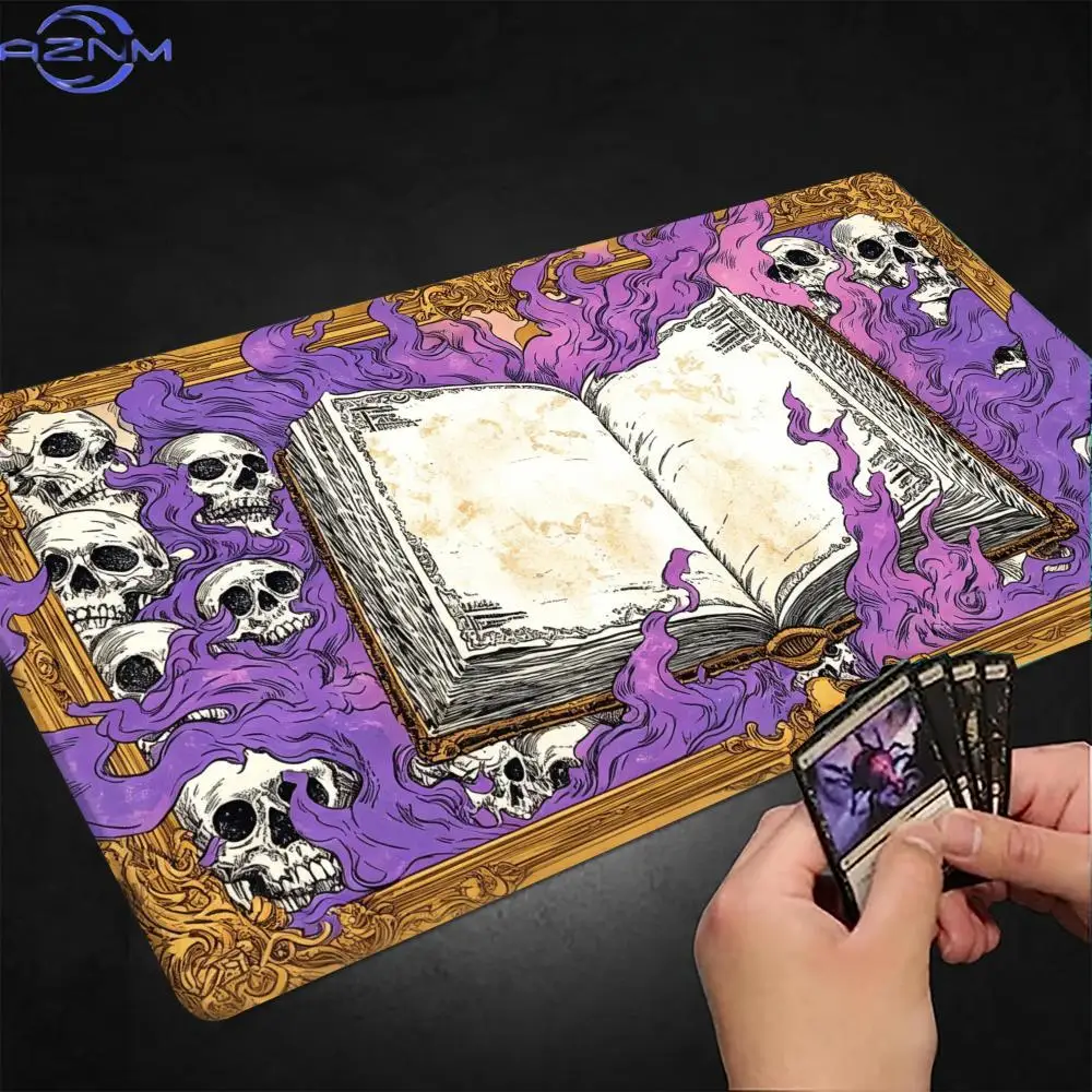The Book of Magic Skeletons Mouse Pad Playmat TCG Office Desk Mat for Work Game PC Laptop Rug Carpet MousePad