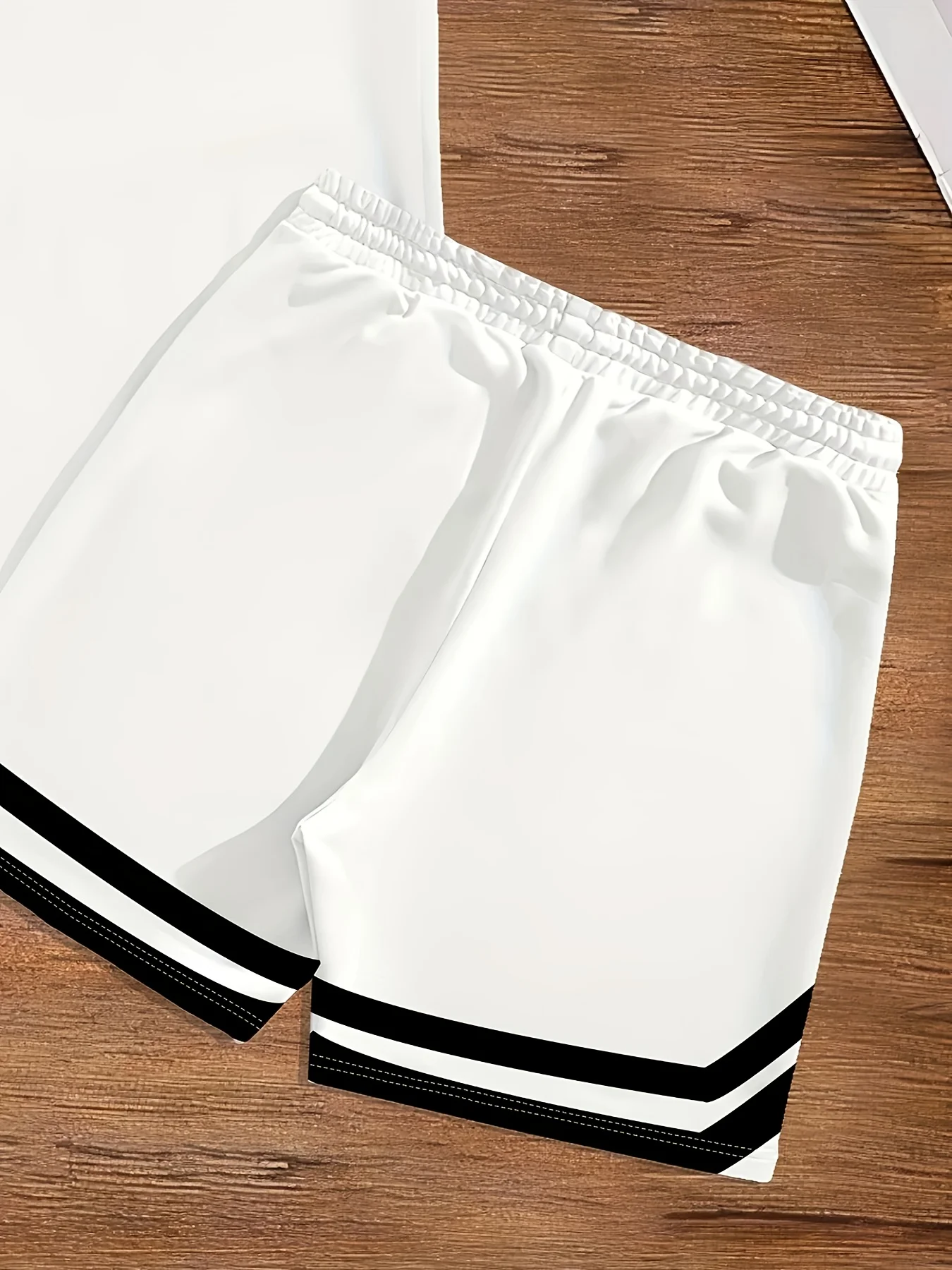 Moda masculina verão gótico carta listrado impressão respirável em torno do pescoço camiseta shorts definir ao ar livre roupas de rua alta