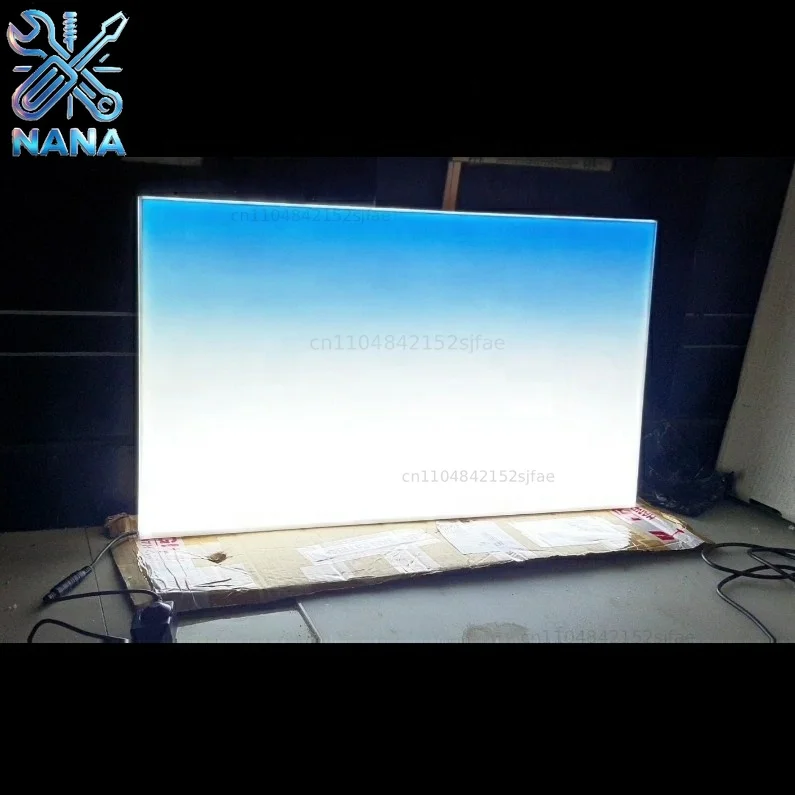 Aquarium Backlight Screen Fish Tank Background Light For Rimless Aquarium Ultra-Thin Back-lite Gradient Colors Panel RGB Series