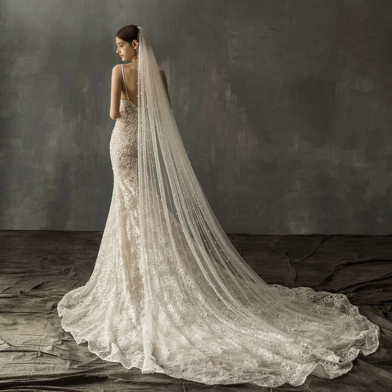 75-500cm-bridal-veil-with-comb-one-layer-cathedral-veil-with-pearls-soft-tulle-velos-de-noiva-wedding-beaded-veil