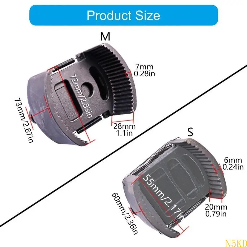 

N5KD 60-80mm/80-105mm Adjustable Oil Filter Remover Filter Replacement Disassembly Tool Oil Filter Wrench Steel Removal Tool