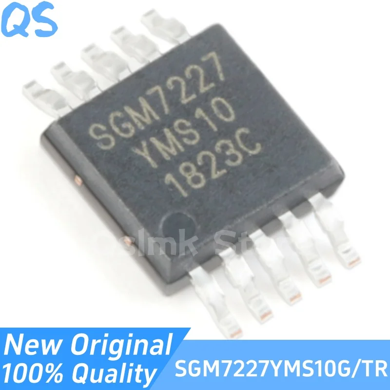 

New Original SGM7227YMS10G/TR SGM7227YMS10 MSOP-10 Double pole double throw analog signal switch chip